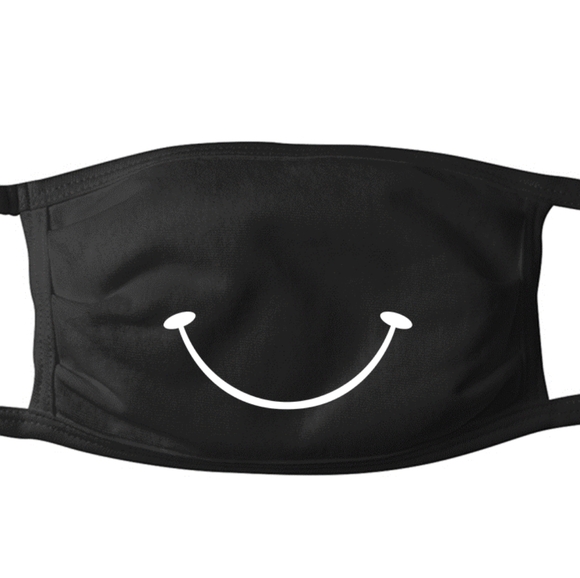 5⭐ Smile 100% Cotton Jersey Adult Face Mask - Picture 4 of 10